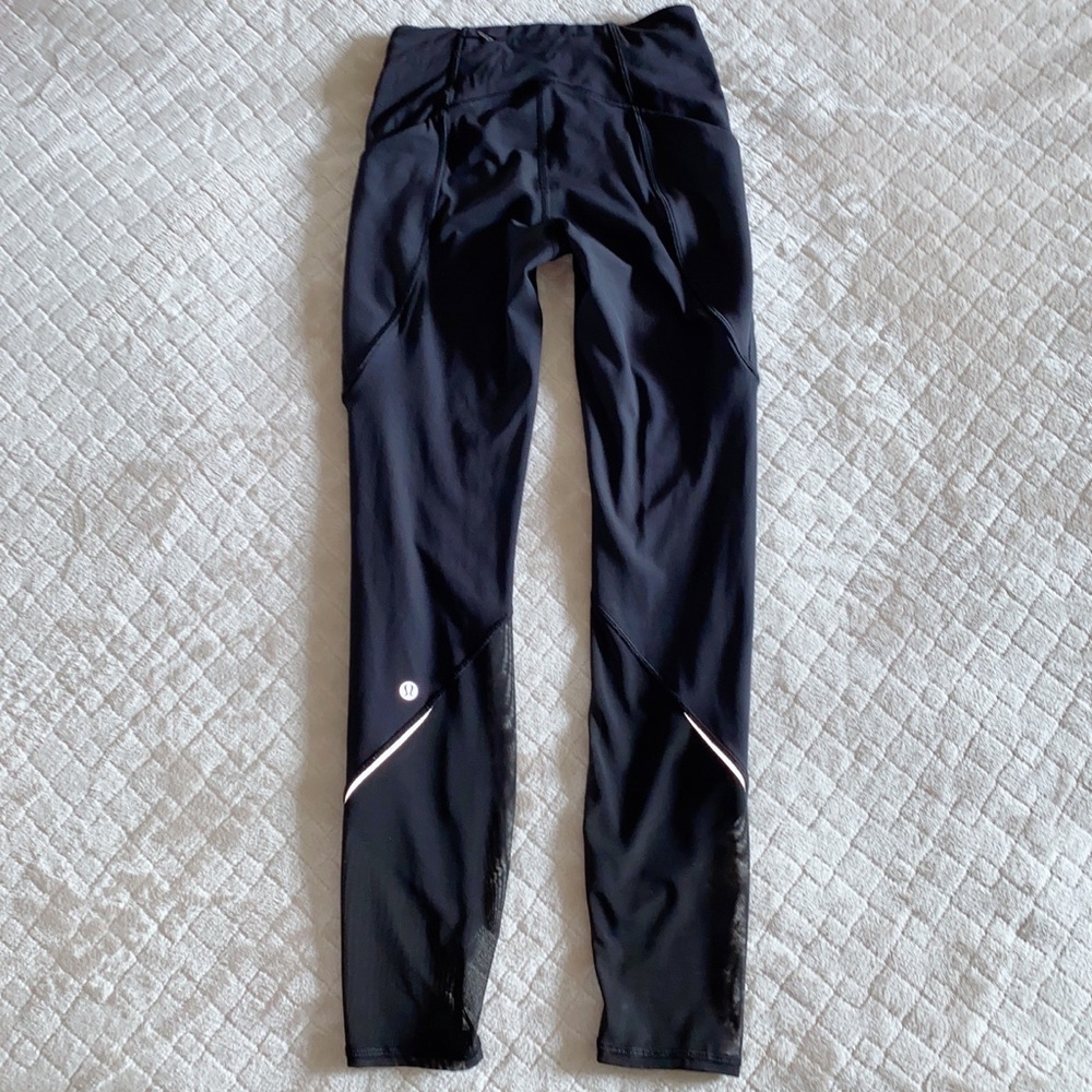 High Waisted Lululemon Mesh Leggings